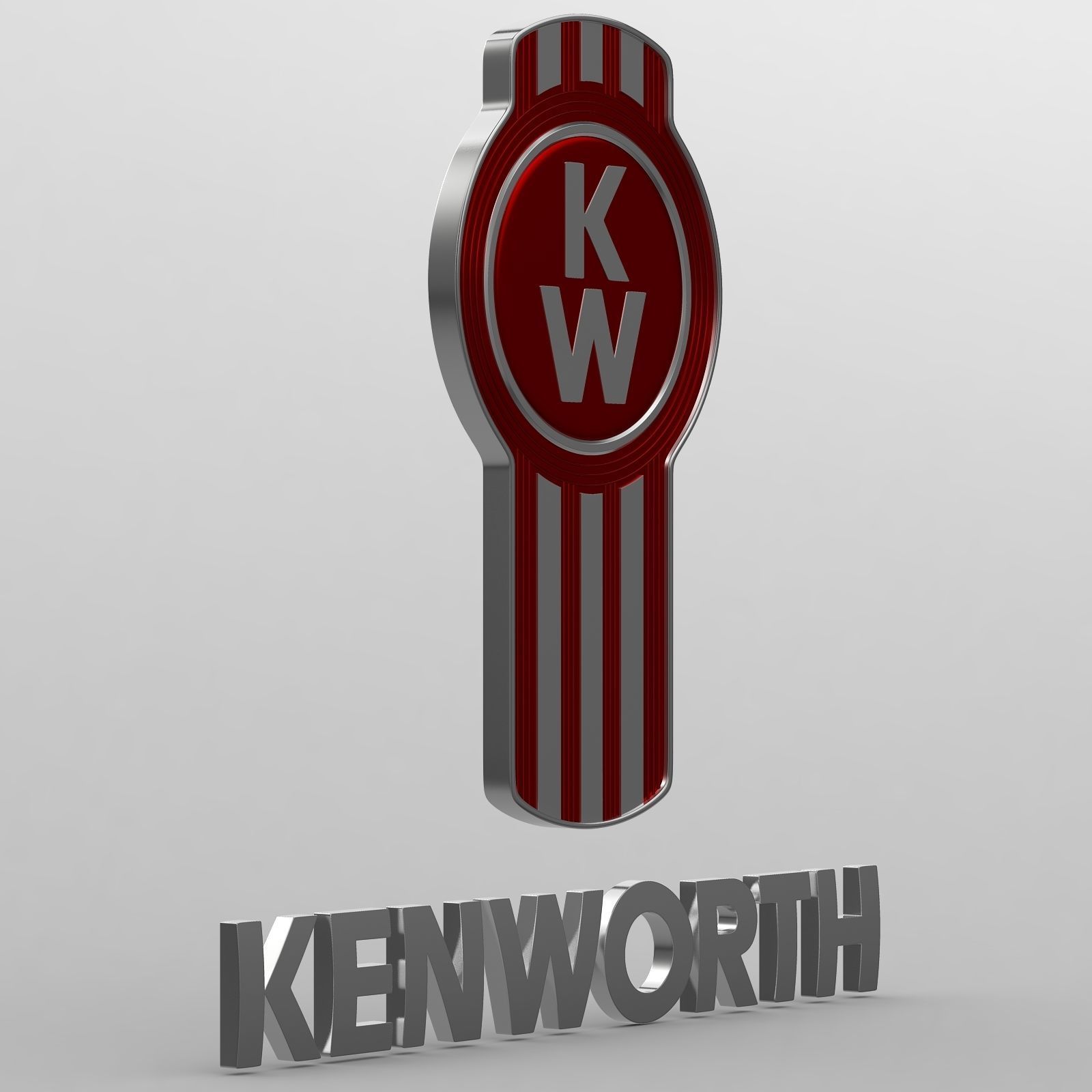 kenworth logo 3D model_1