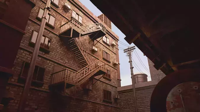 Exterior Alleyway Set