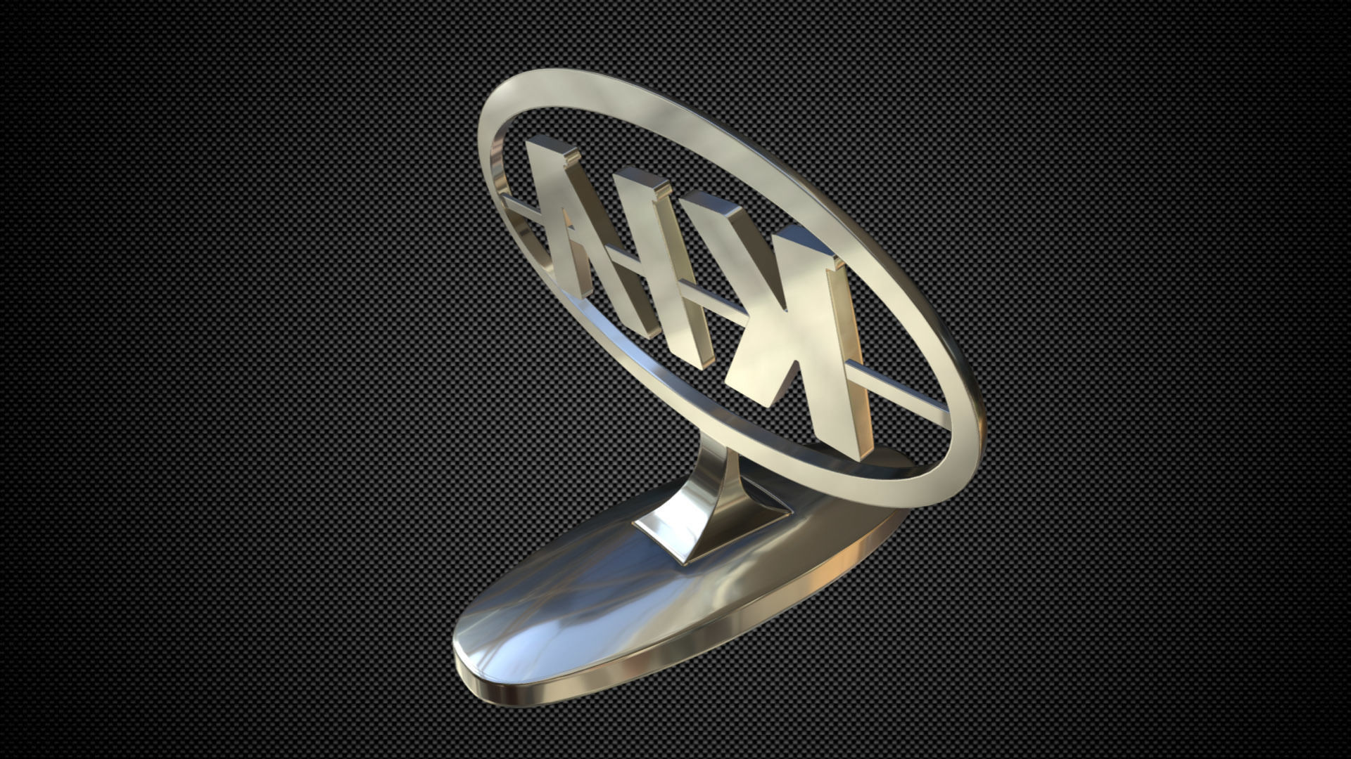 kia logo 3D model_3