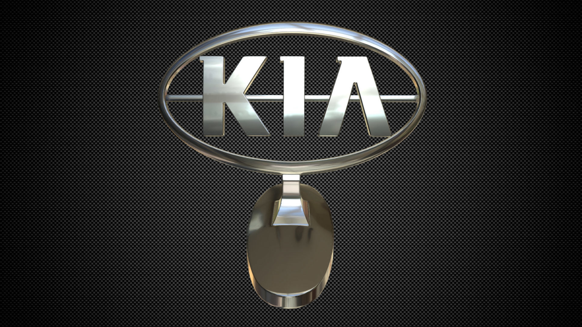 kia logo 3D model_6