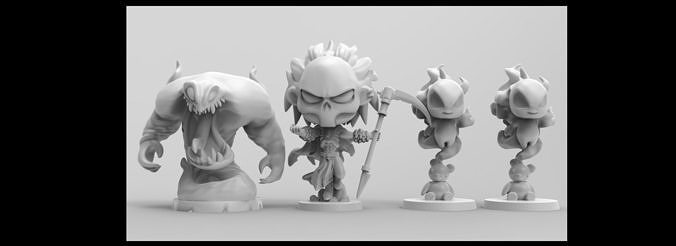 Dediore Consort of the Dead 3D print model
