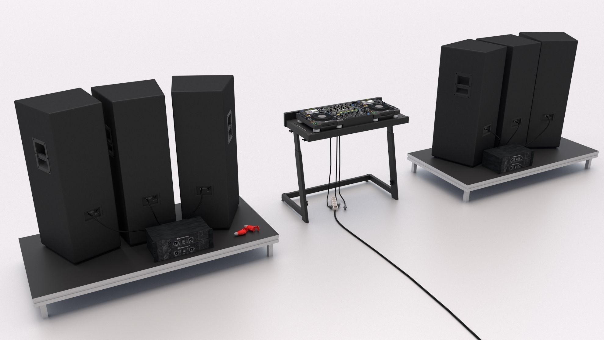 Dj Booth 01 3D model_3