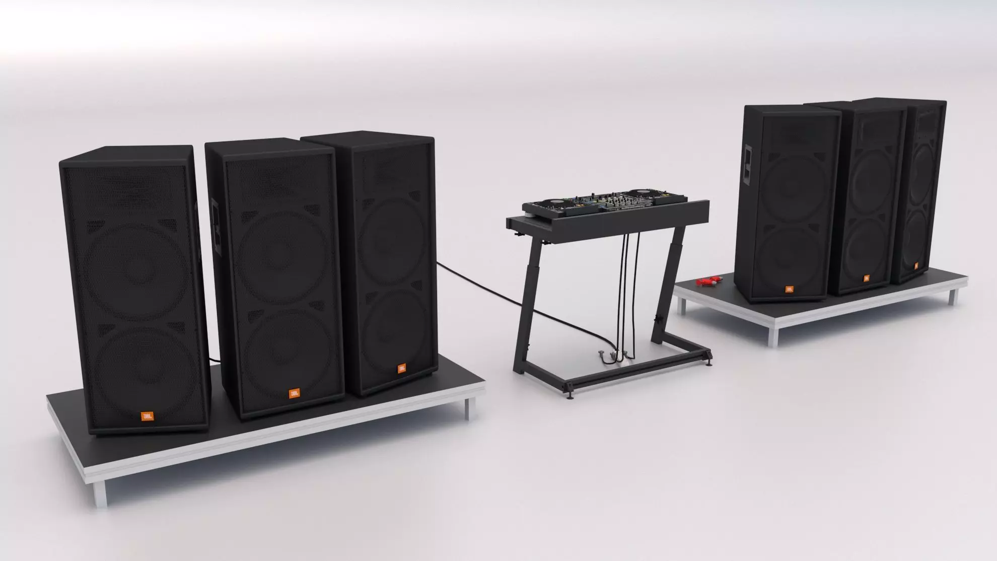 Dj Booth 01 3D model_0