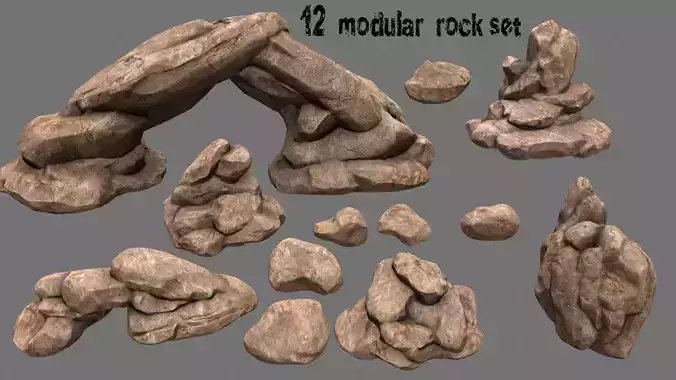 Rock Set modular rocks