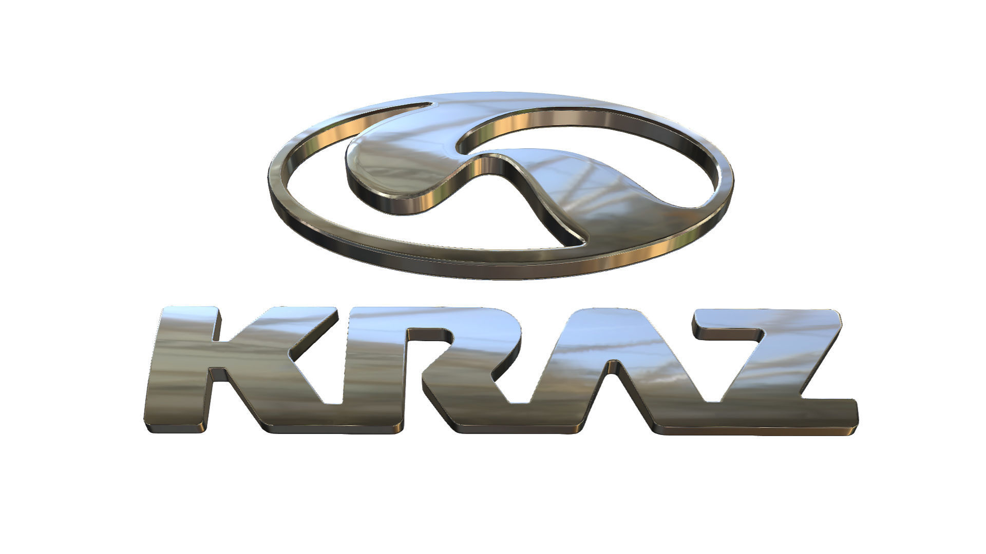 kraz logo 3D model_4
