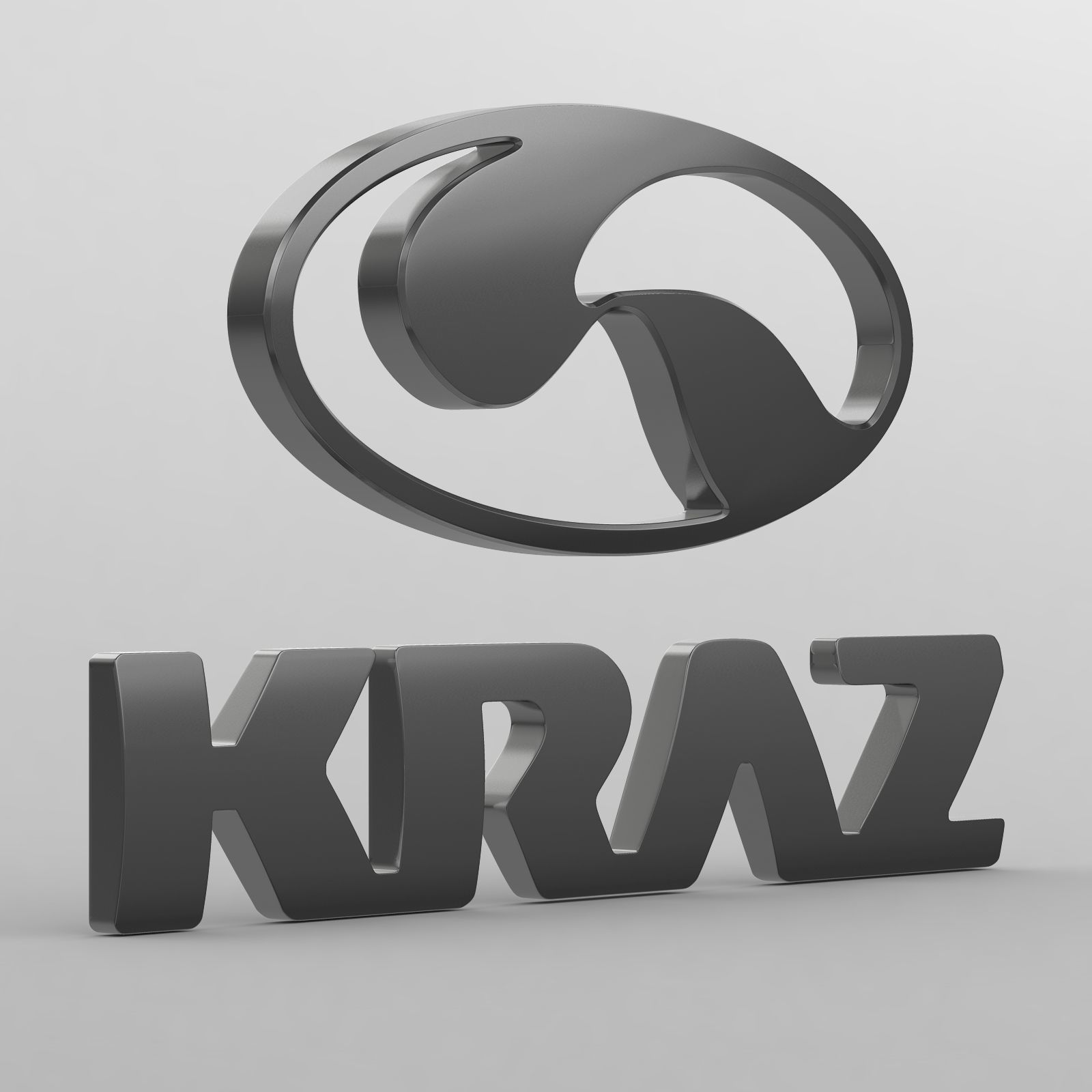 kraz logo 3D model_7