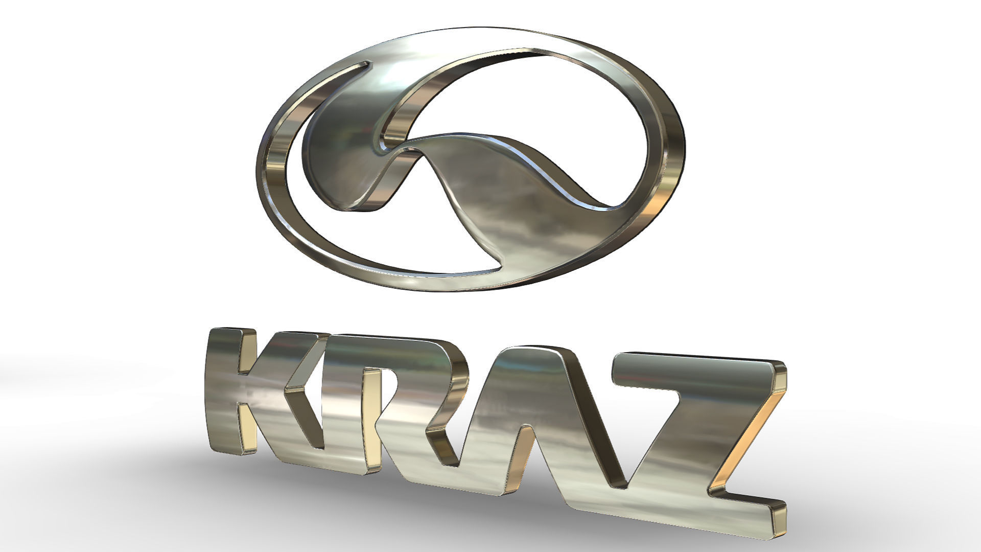kraz logo 3D model_2
