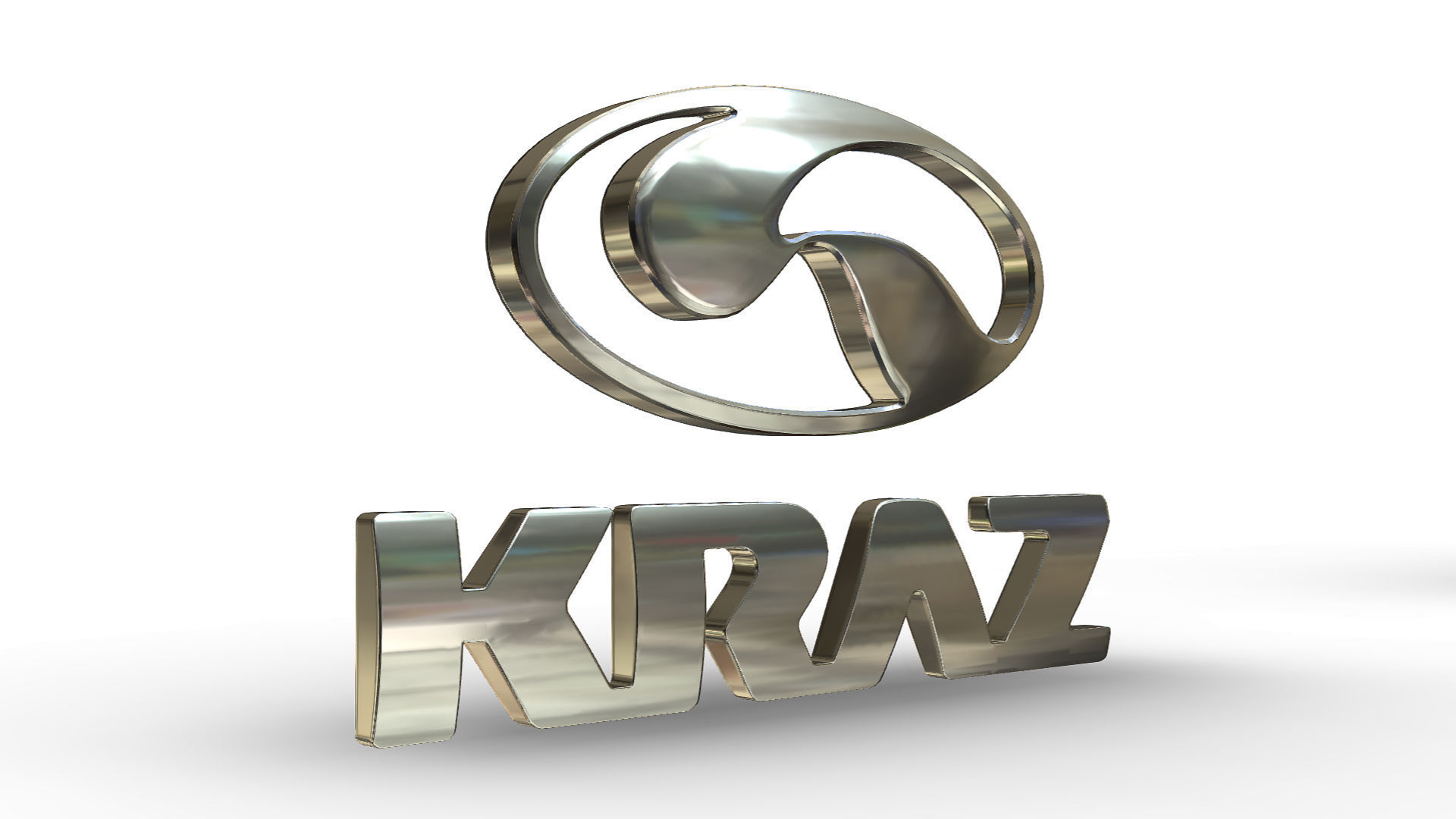 kraz logo 3D model_1