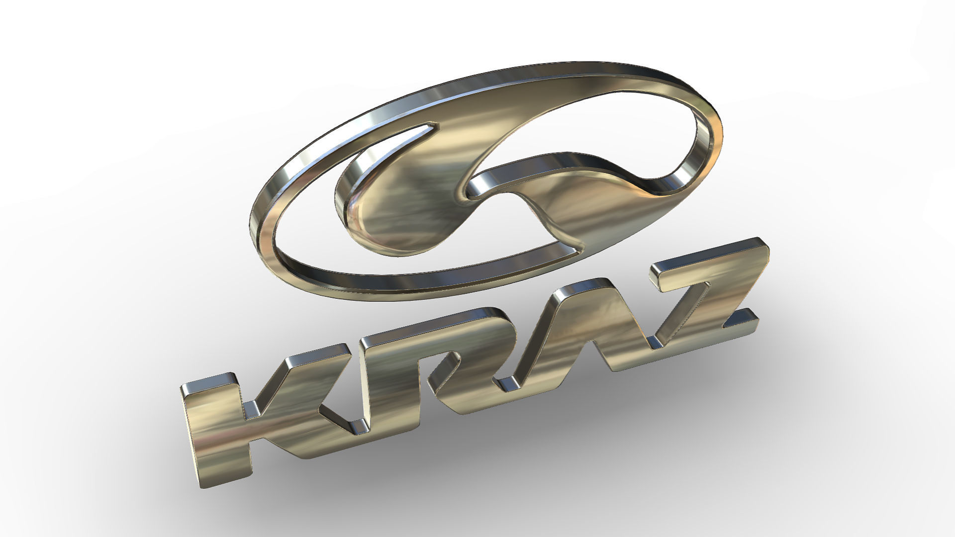 kraz logo 3D model_3