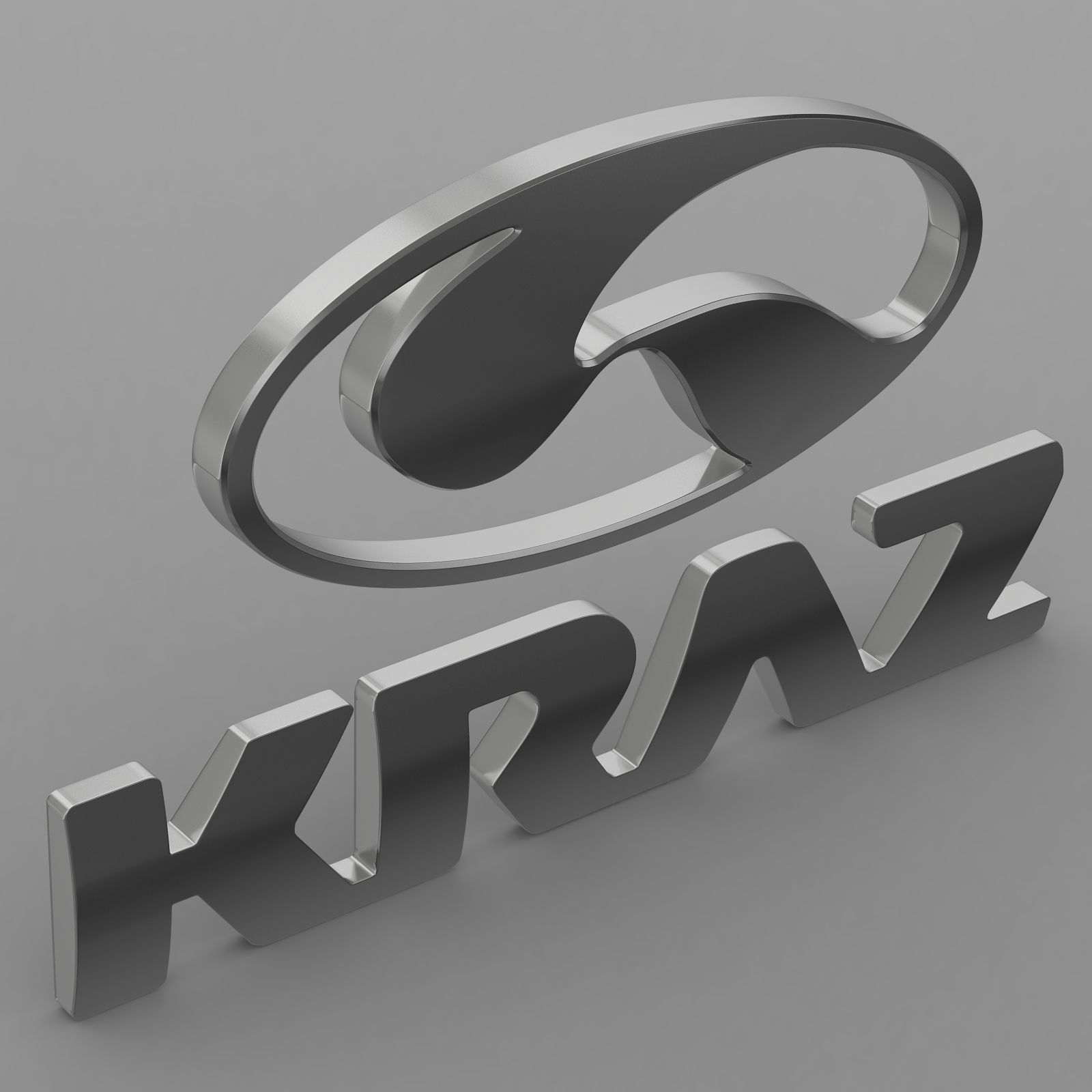 kraz logo 3D model_10