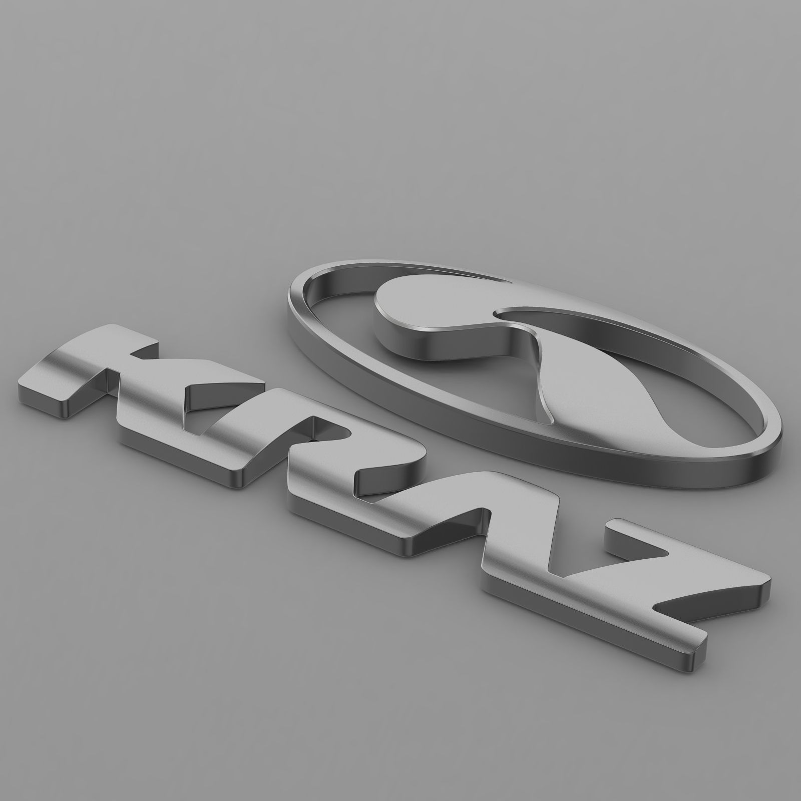 kraz logo 3D model_11