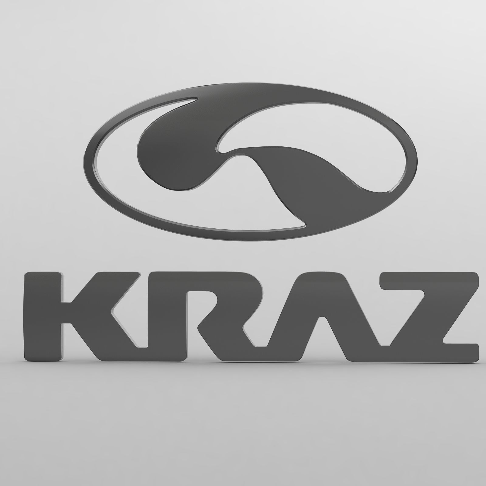 kraz logo 3D model_8
