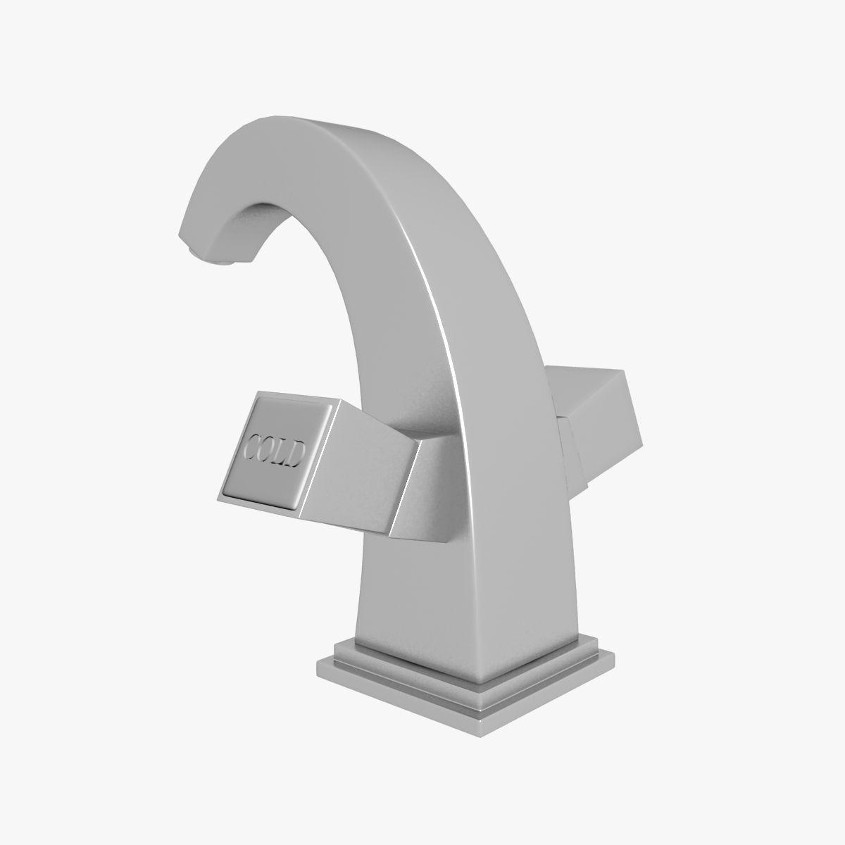 Tap Model 1 bathroom faucet 3D model_3