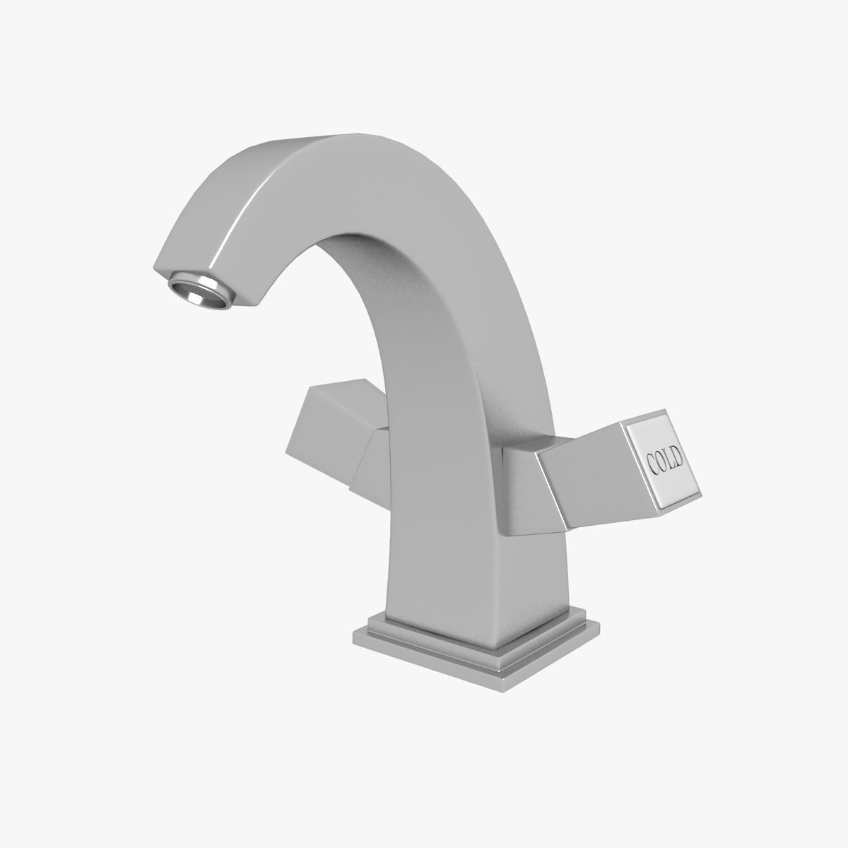 Tap Model 1 bathroom faucet 3D model_1