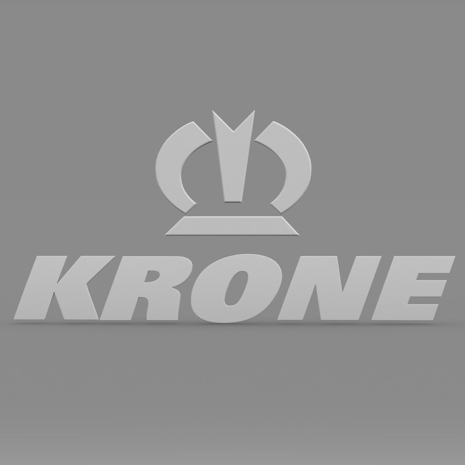 krone logo 3D model_6
