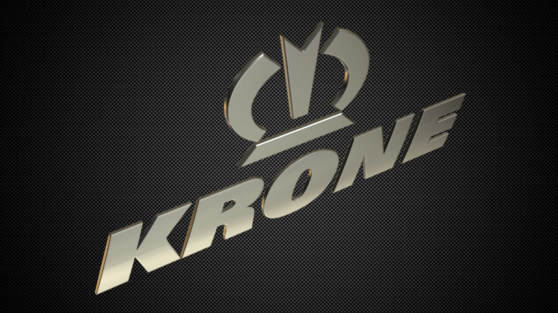 krone logo 3D model_3