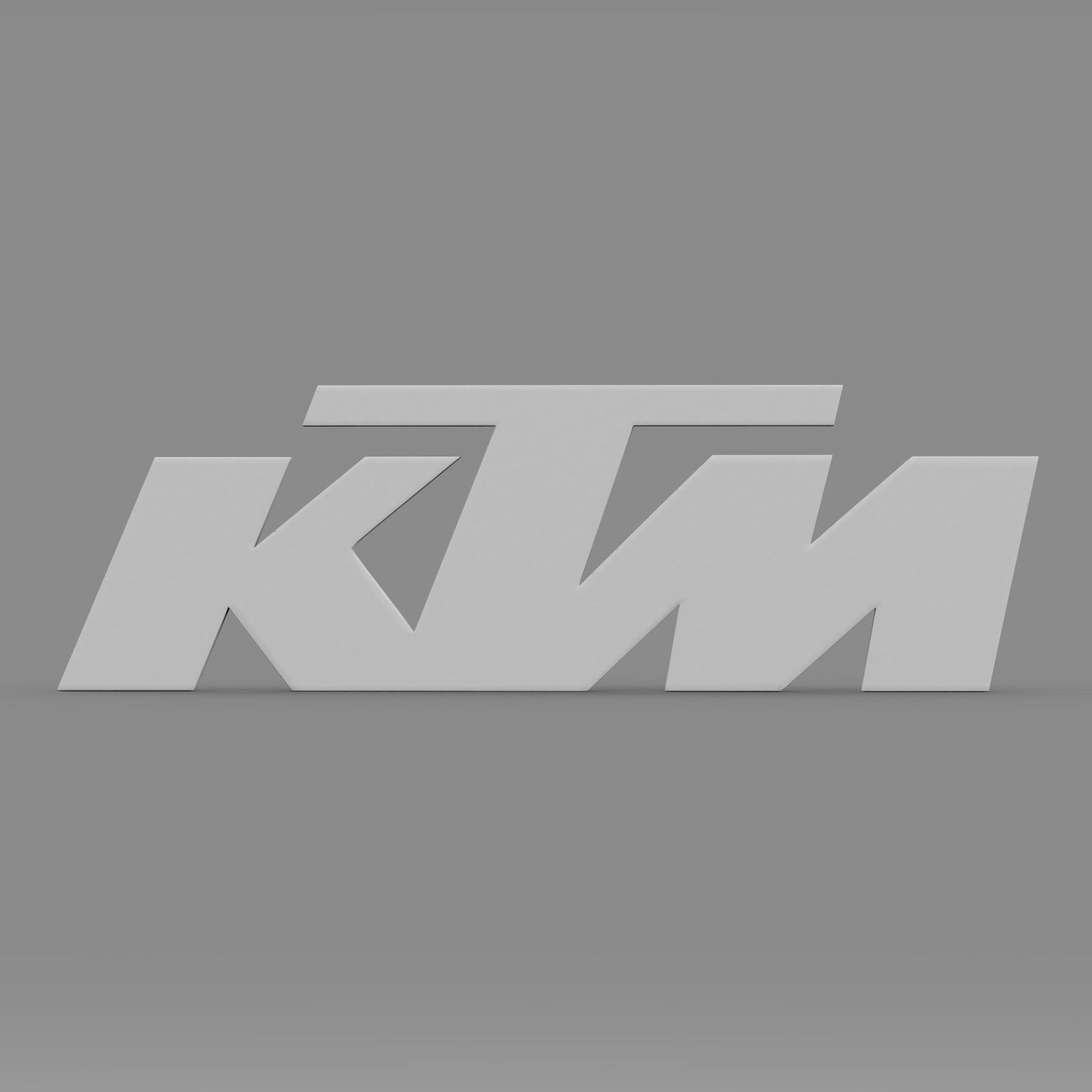 ktm logo 3D model_6