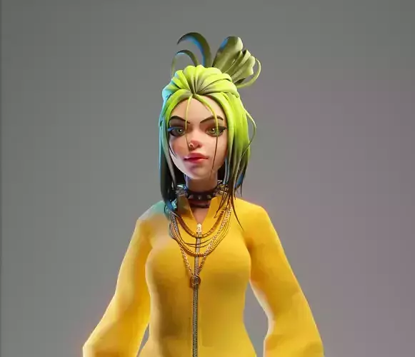 Billie Eilish - Blender Project
