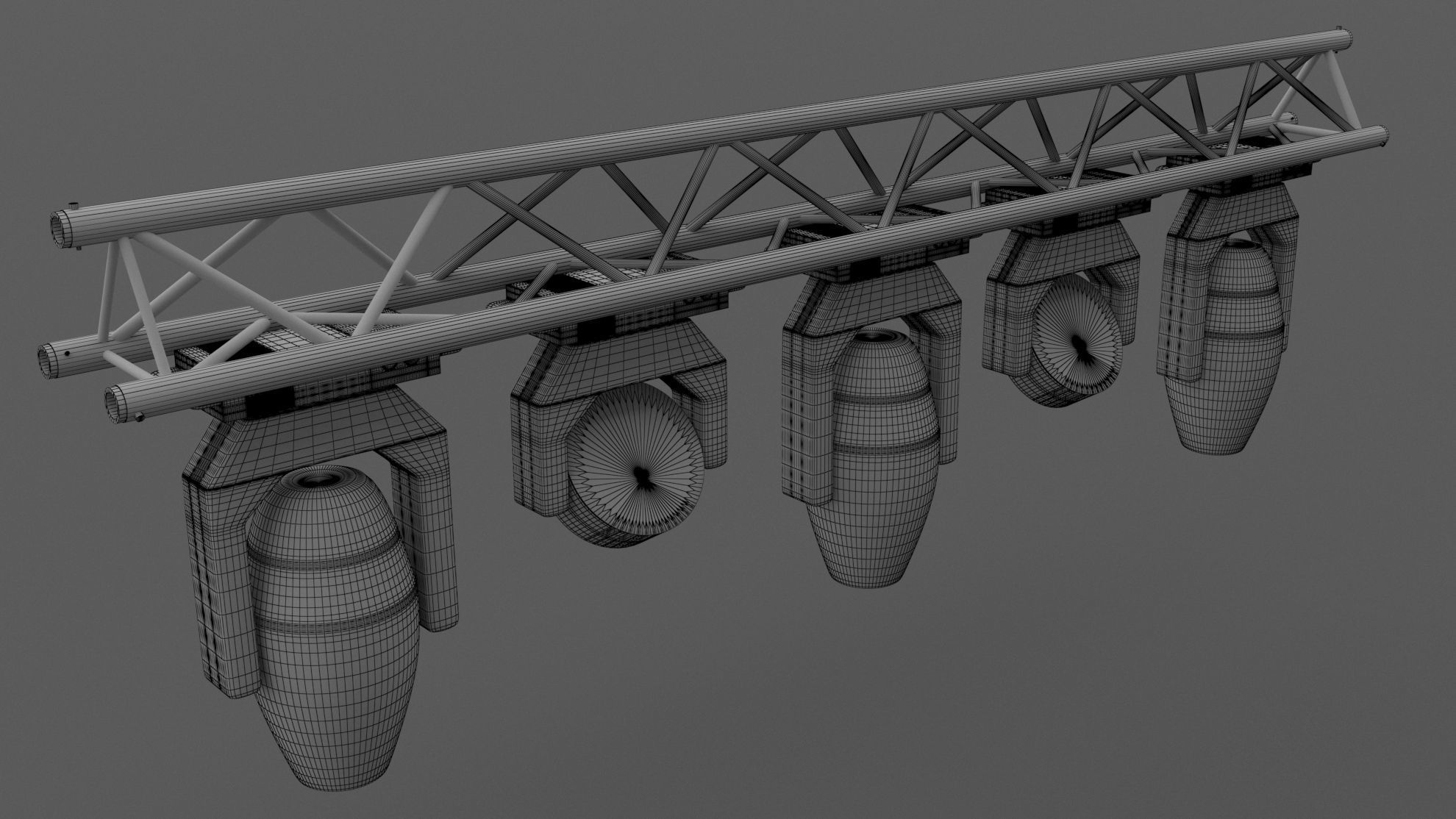 Truss with Moving Heads 3D model_8