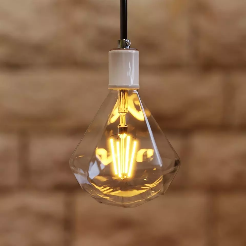 Vintage LED Bulb - Octo - High Poly - Blender 3D model_0