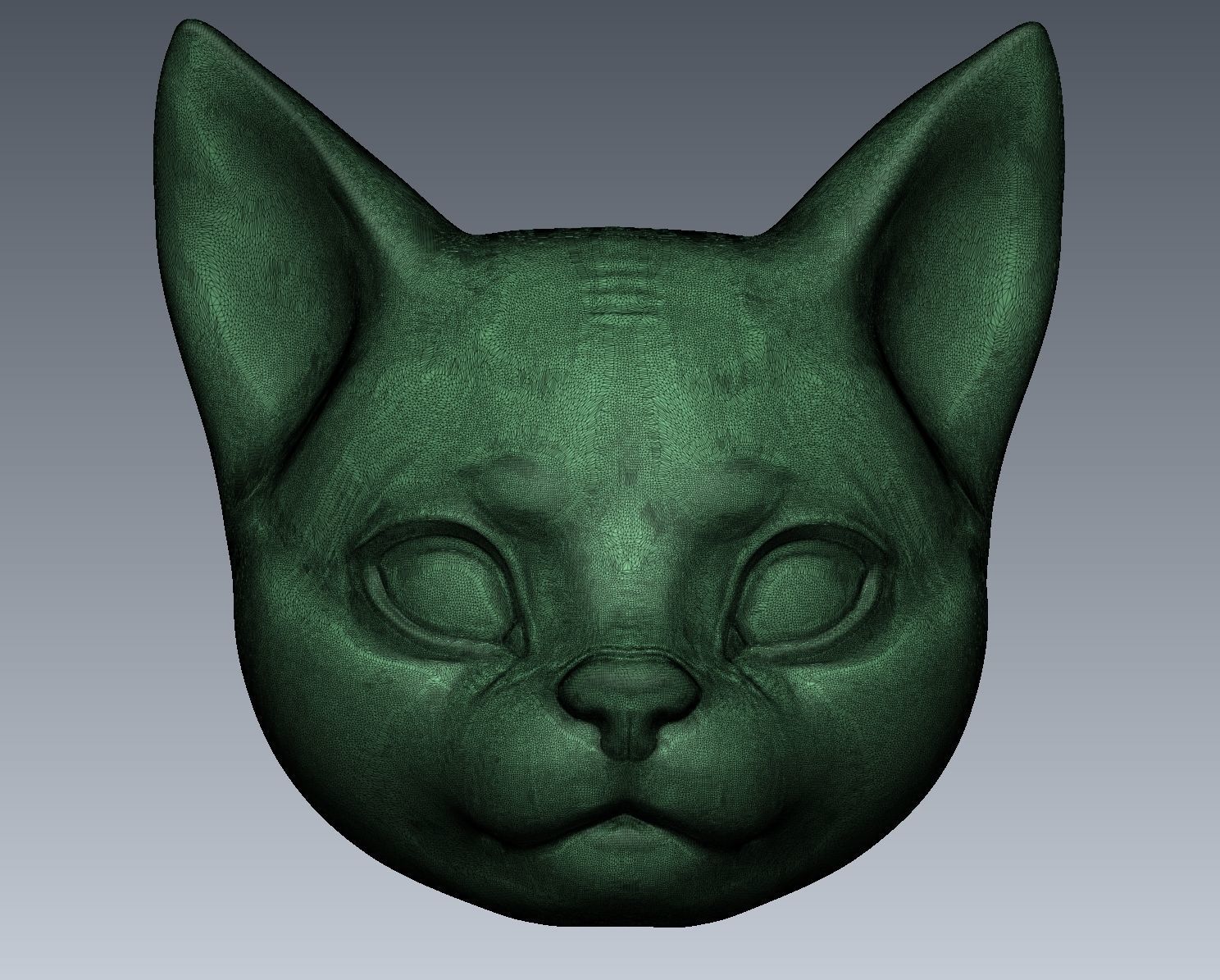 Kitten Cat 3D print model_4