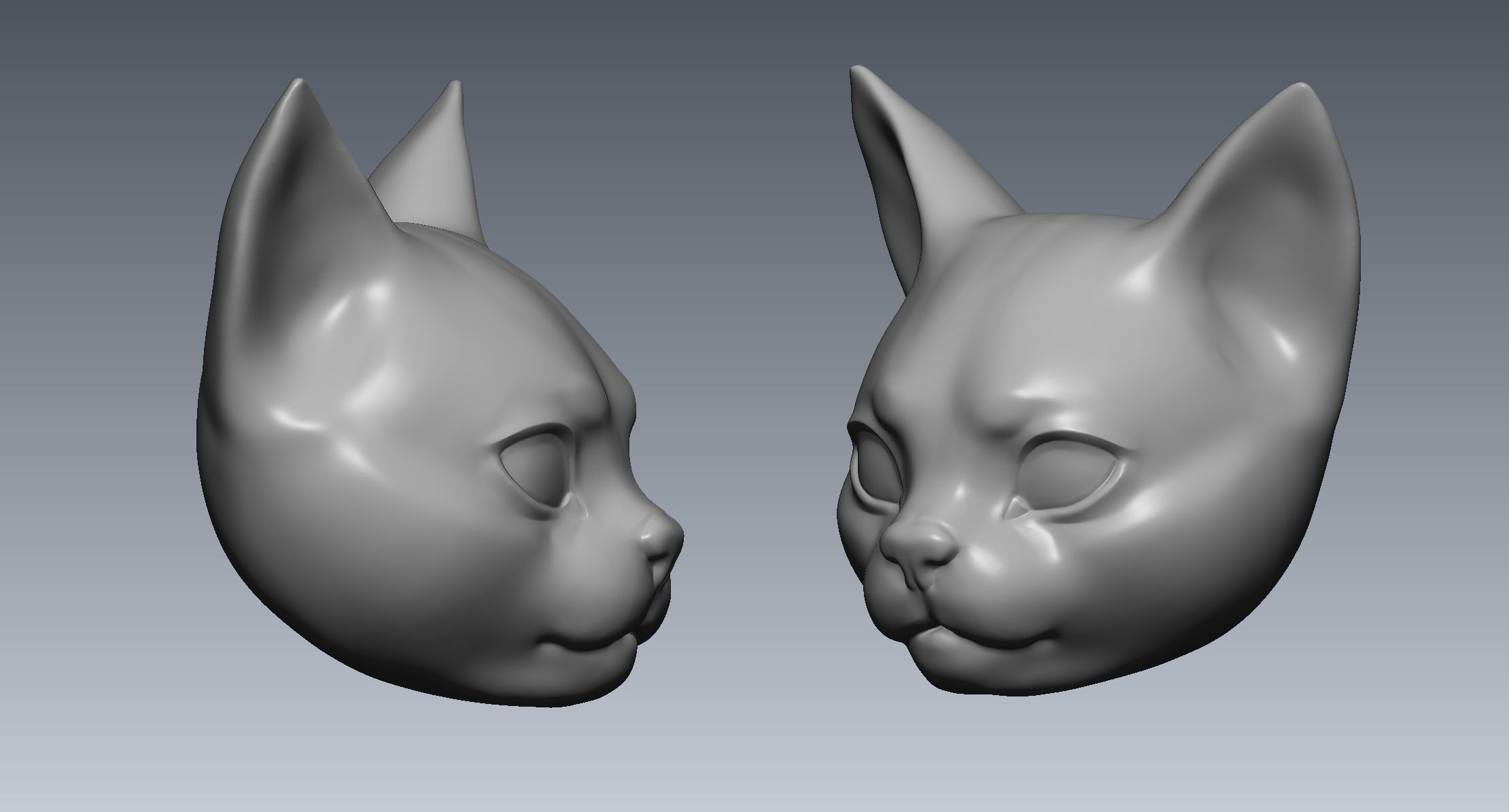 Kitten Cat 3D print model_1