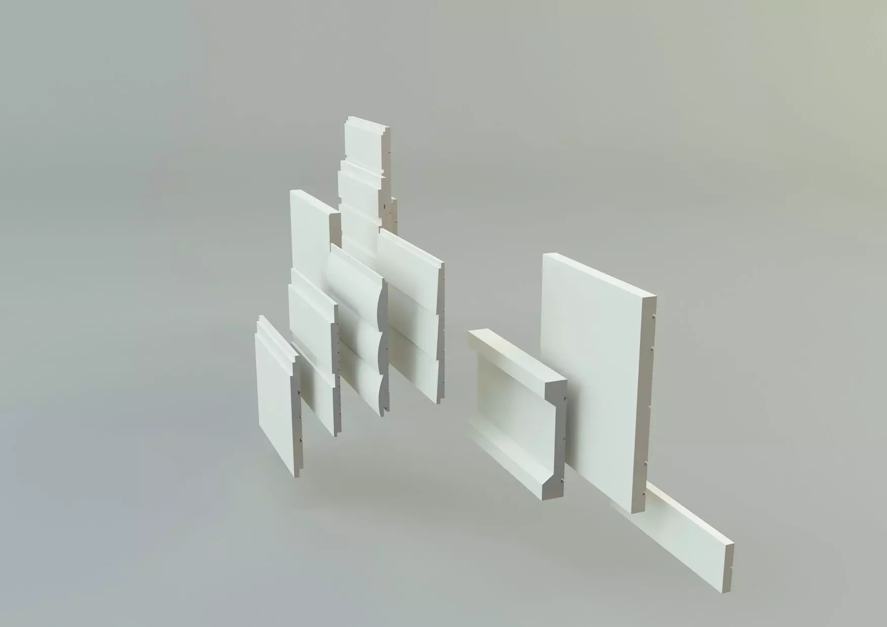 building cladding models 3D model