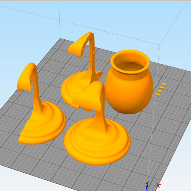 Poured honey jar 3D print model_3