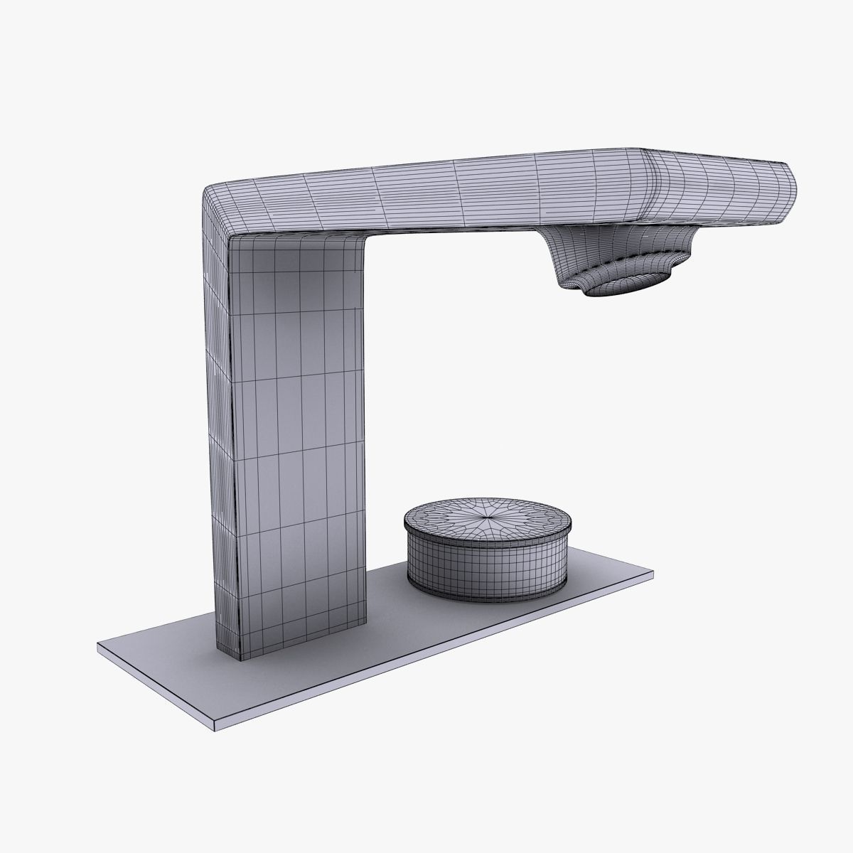 Tap Model 4 bathroom sink faucet 3D model_4
