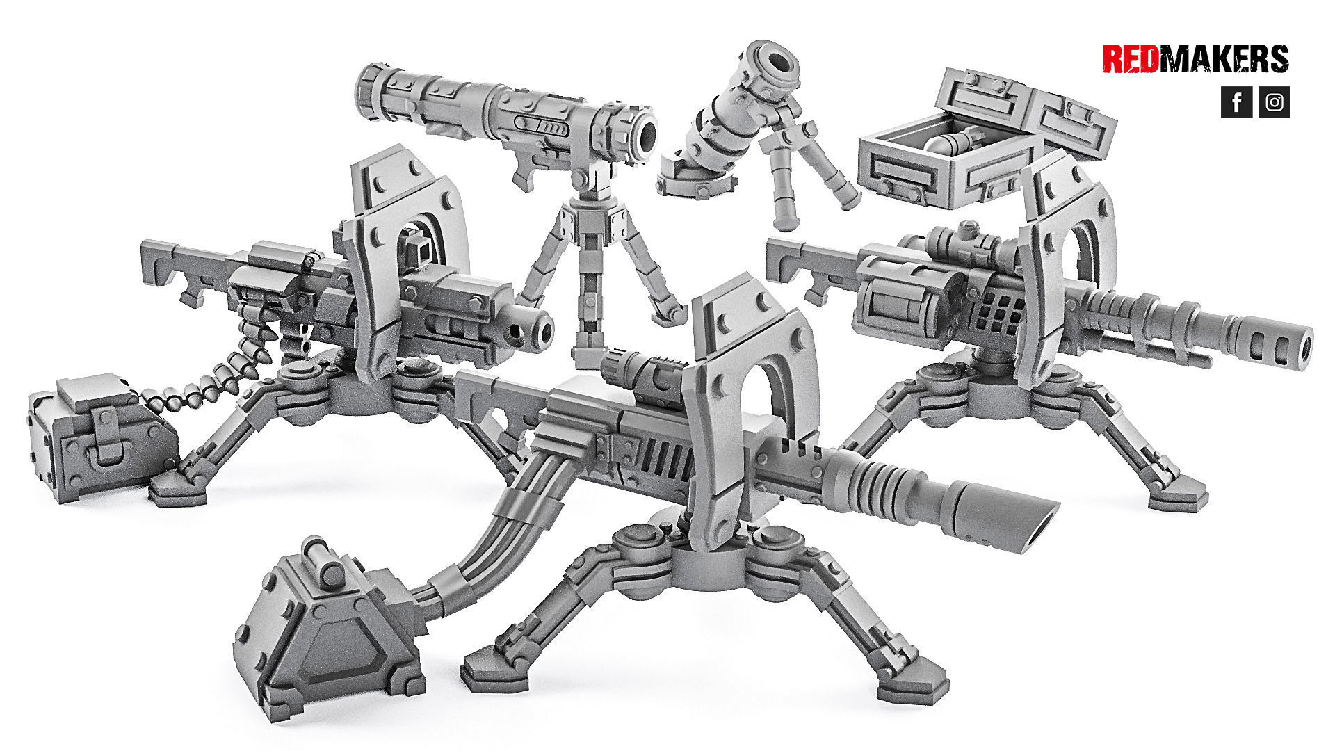 Alpha troops  - Heavy Support Squad of the Imperial Force 3D print model_18