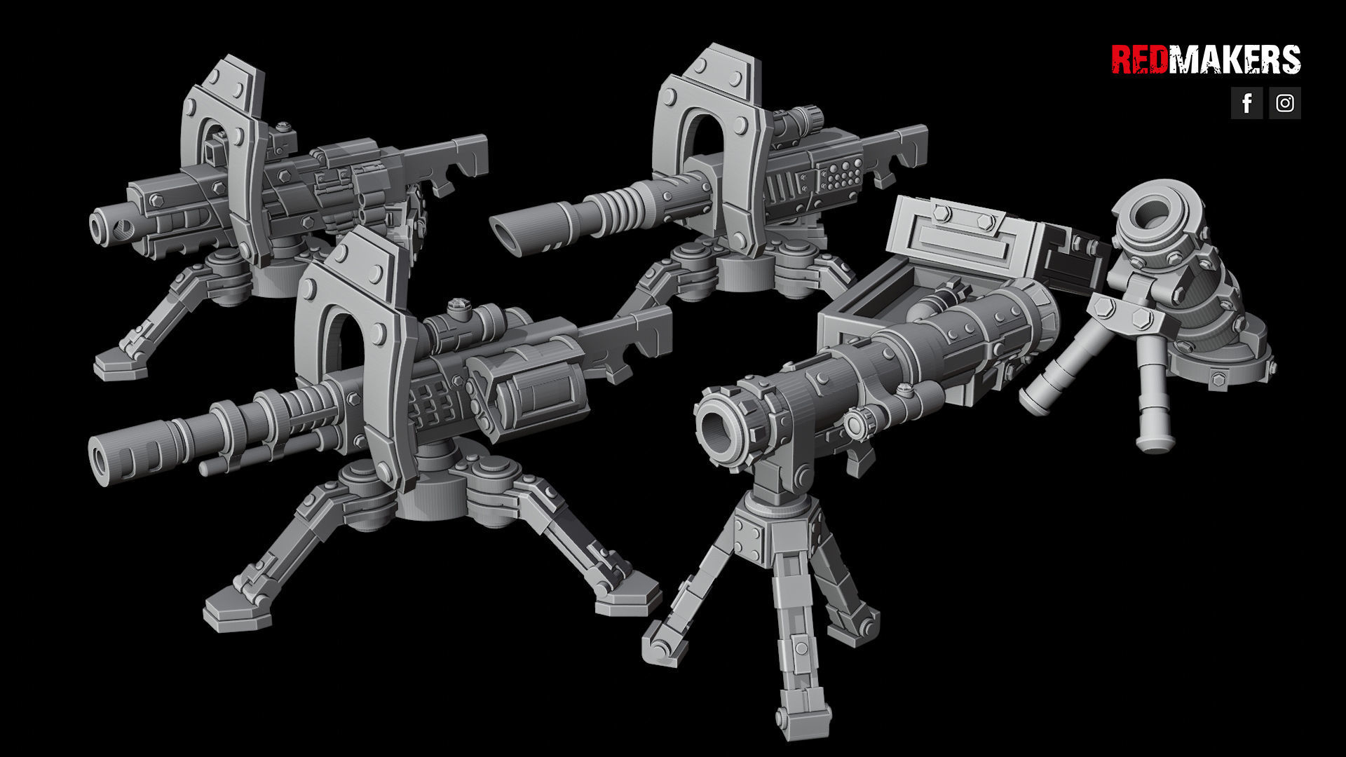 Alpha troops  - Heavy Support Squad of the Imperial Force 3D print model_40