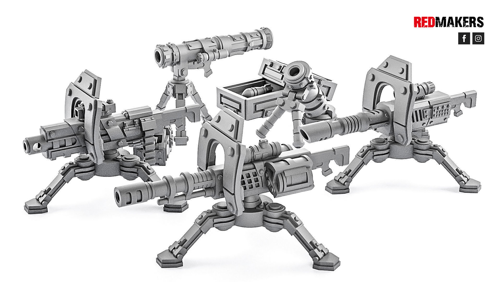 Alpha troops  - Heavy Support Squad of the Imperial Force 3D print model_19