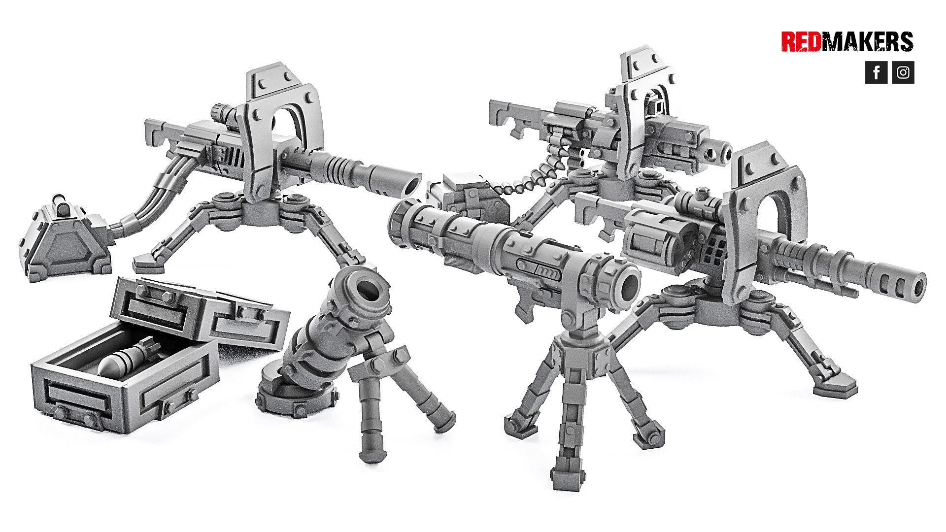 Alpha troops  - Heavy Support Squad of the Imperial Force 3D print model_20