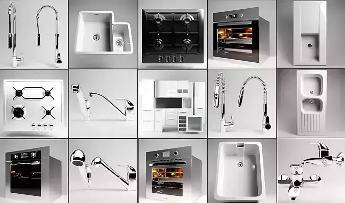 Luxcore Kitchen Assets Pack1