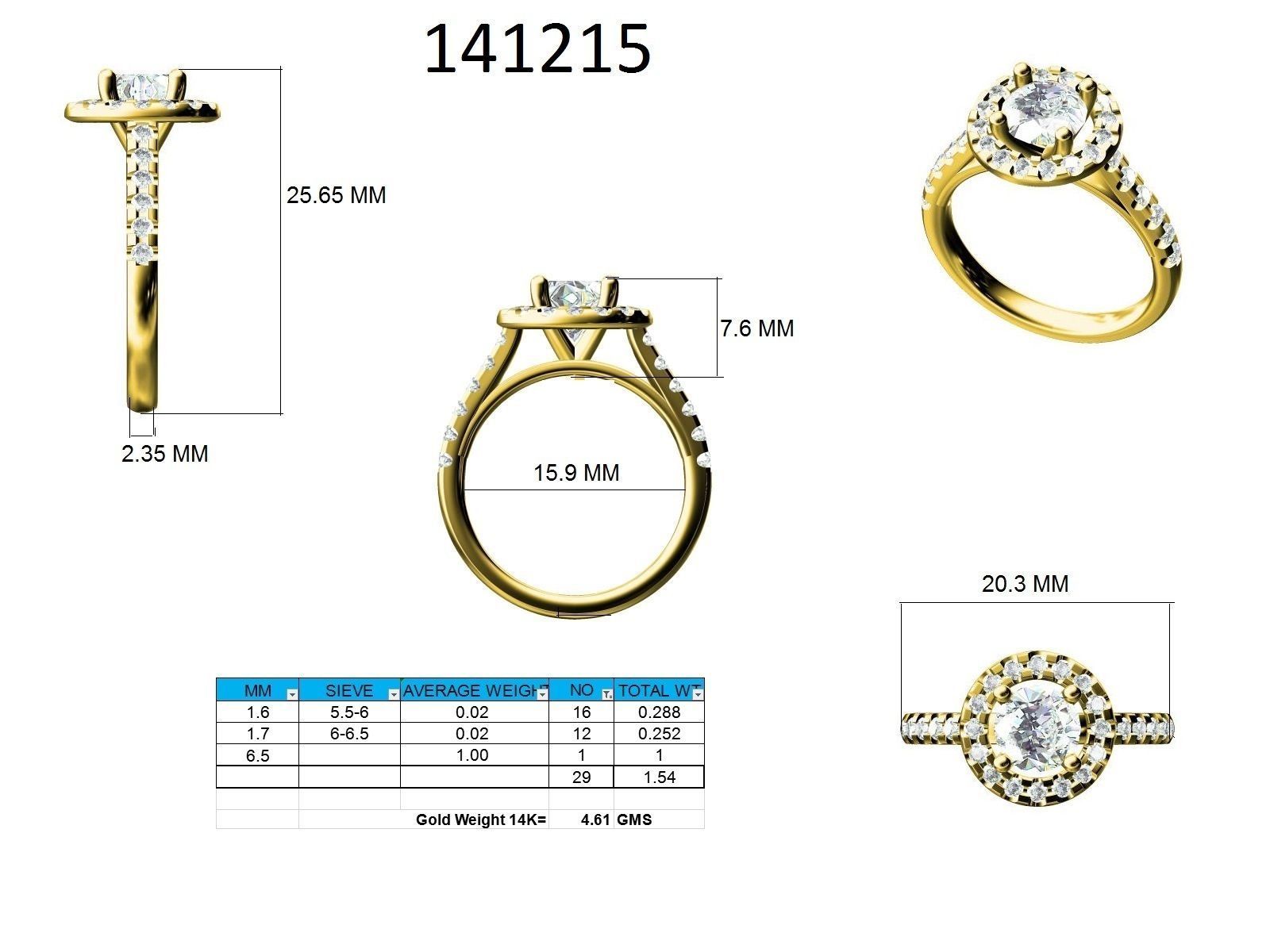 Ring - 141215 3D print model_12