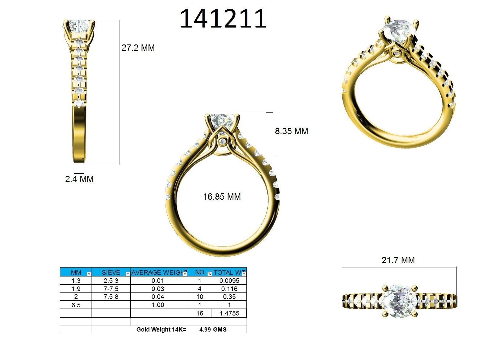 Ring - 141211 3D print model_12