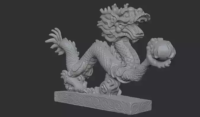 Chinese Dragon 3D print model Chinese Dragon 3D print model