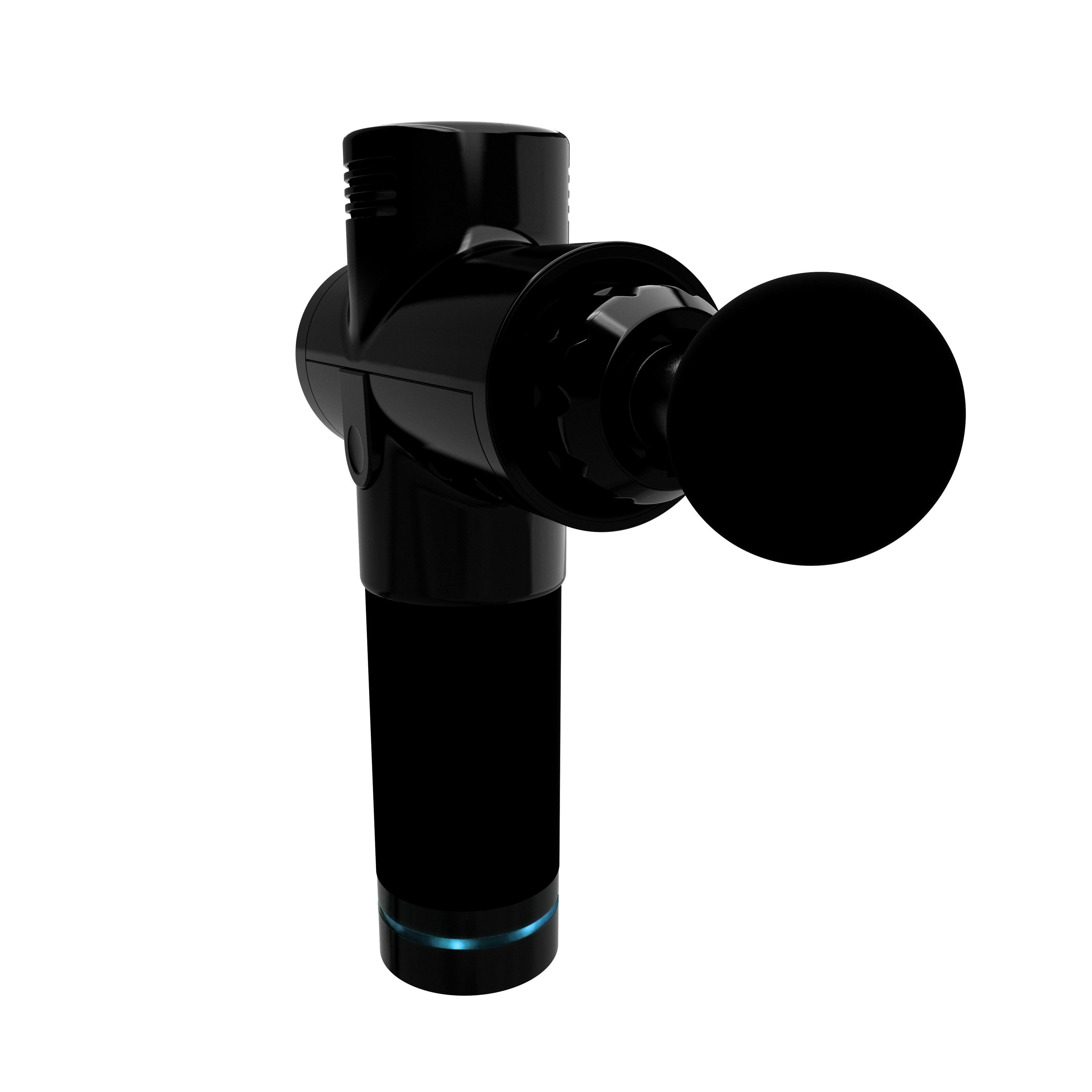 Muscle Massager Gun with attachments 3D model_1