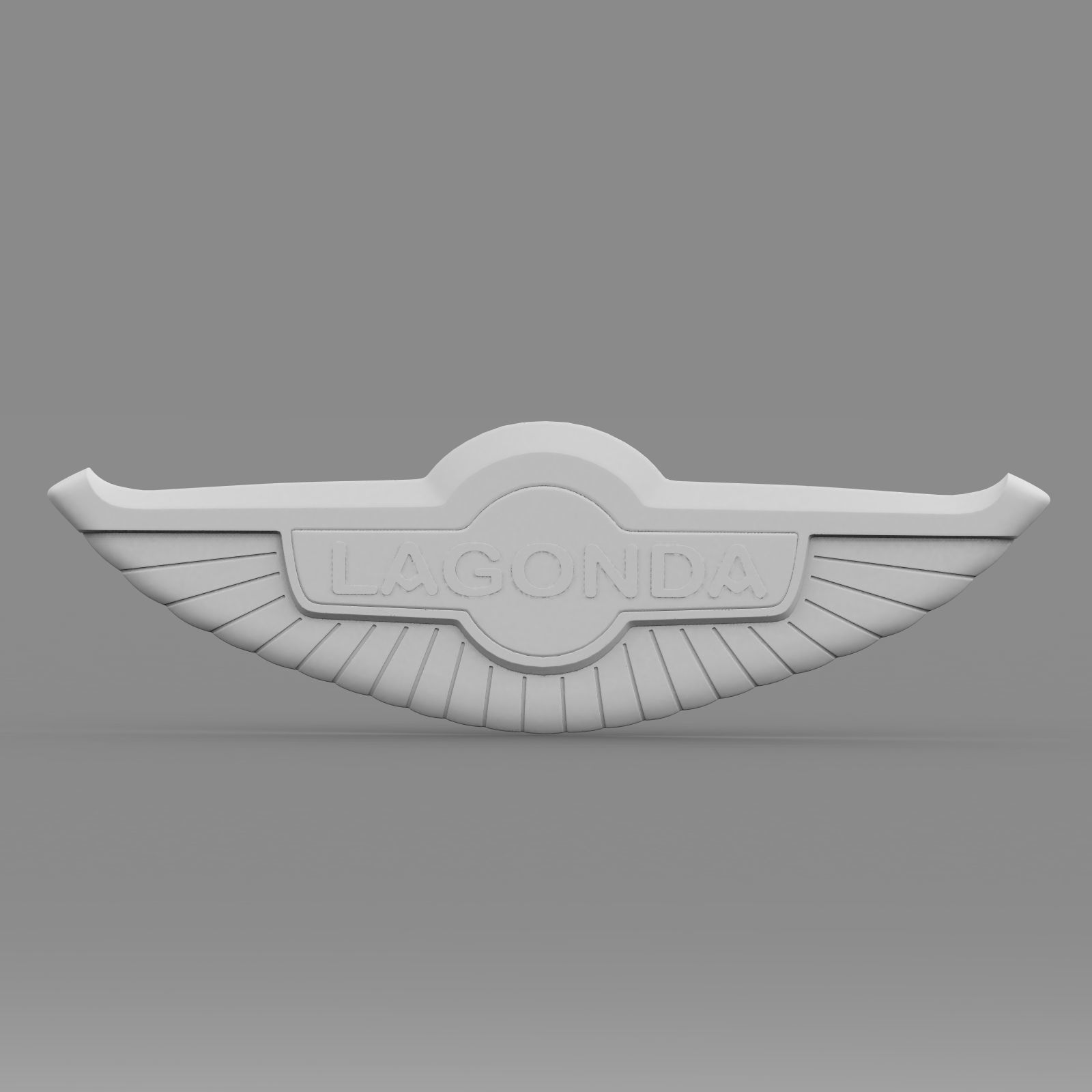 lagonda logo 3D model_6
