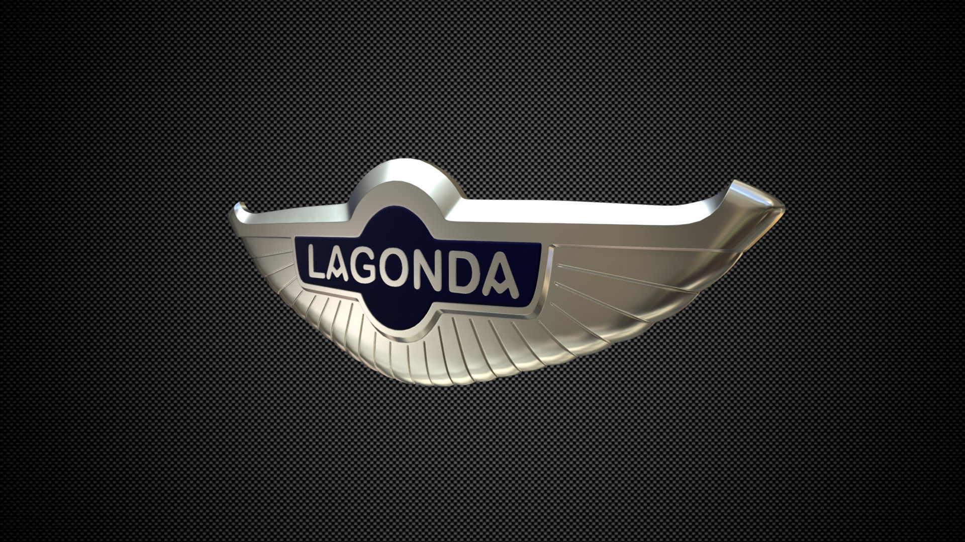 lagonda logo 3D model_2