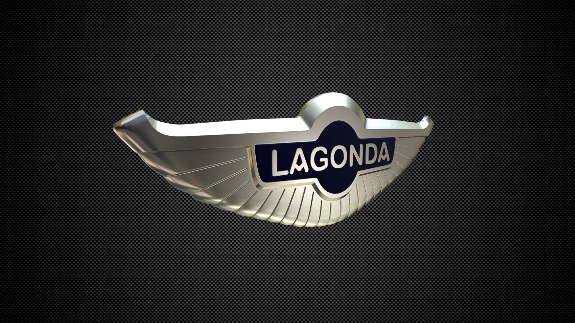 lagonda logo 3D model_1
