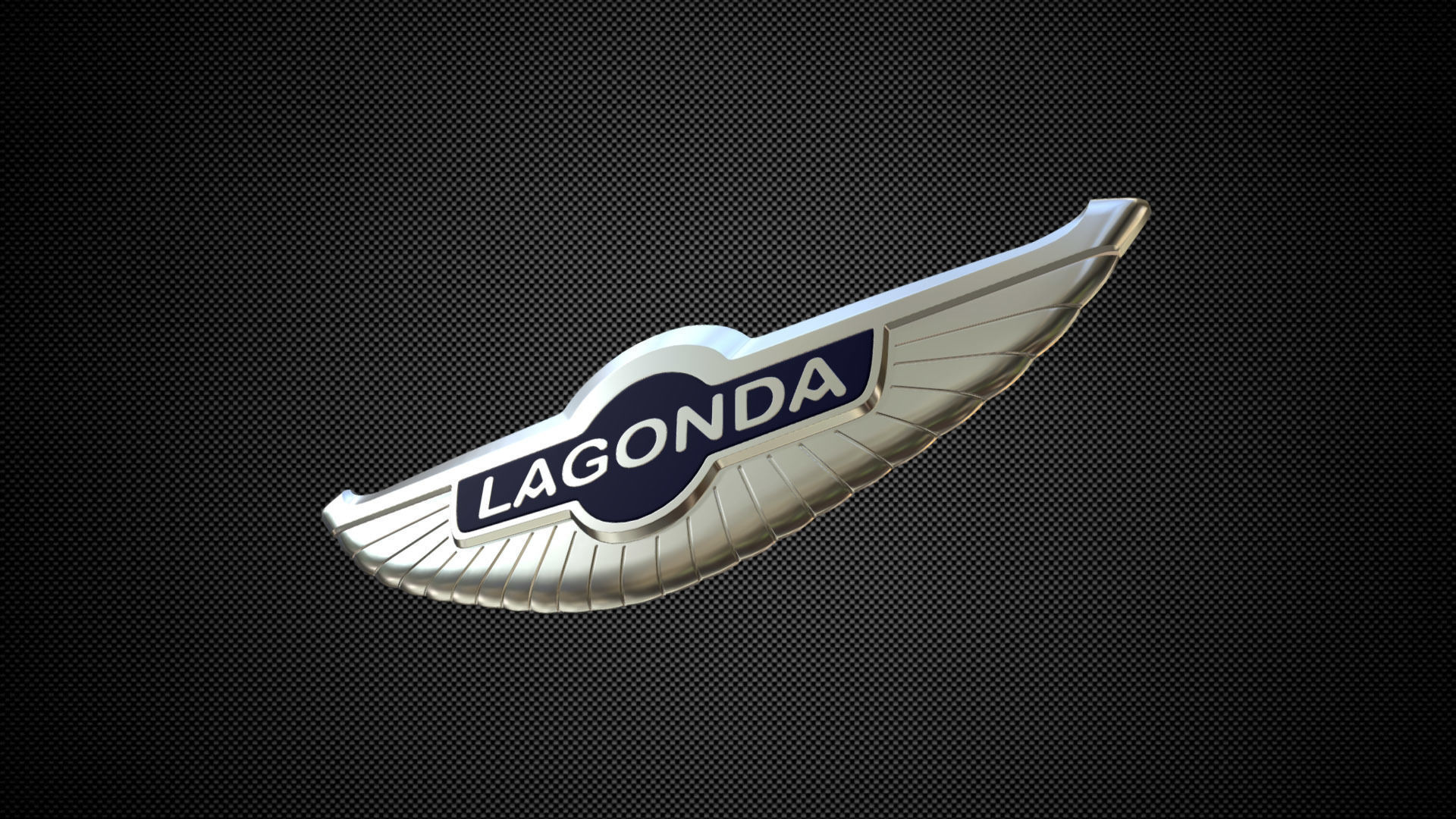 lagonda logo 3D model_5