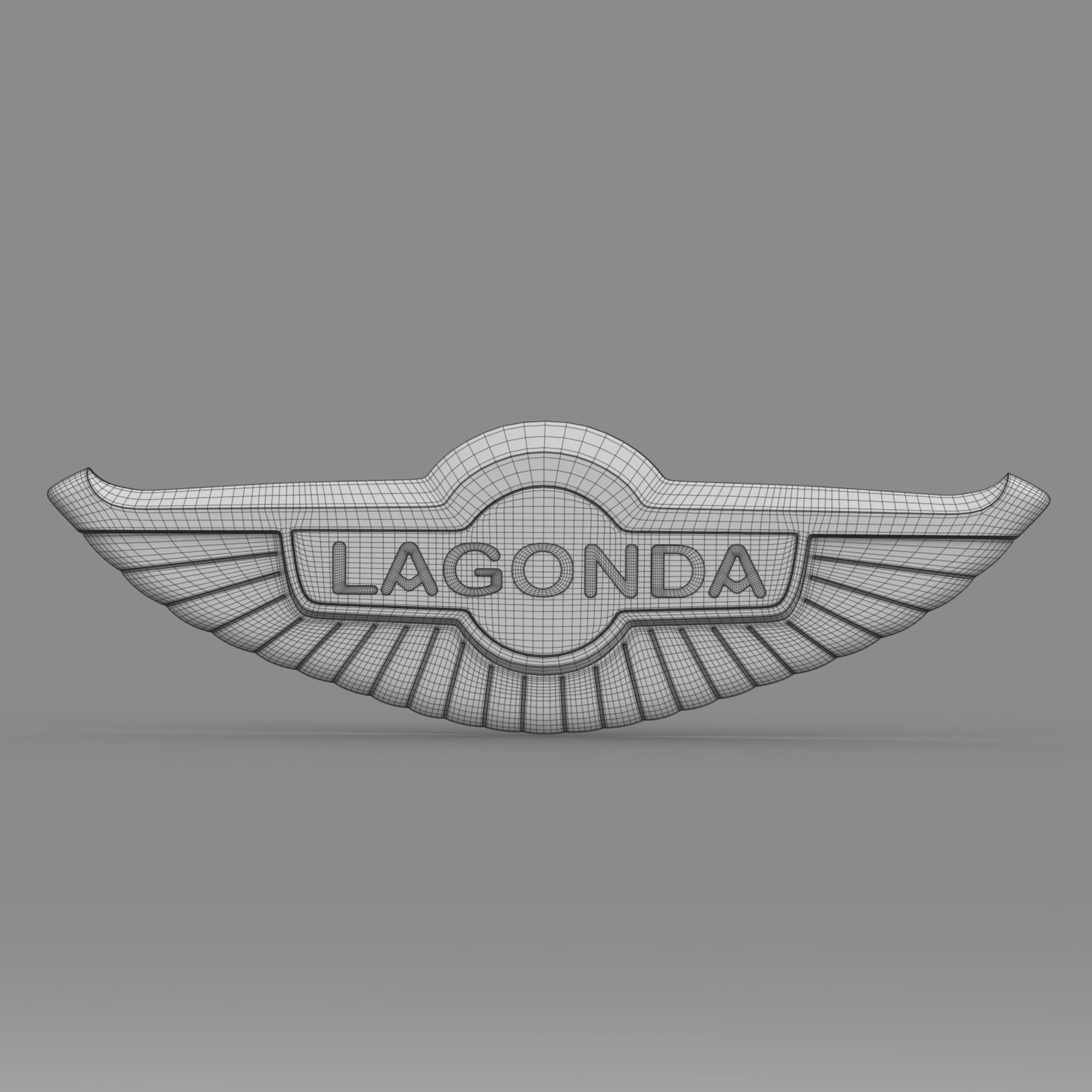 lagonda logo 3D model_7
