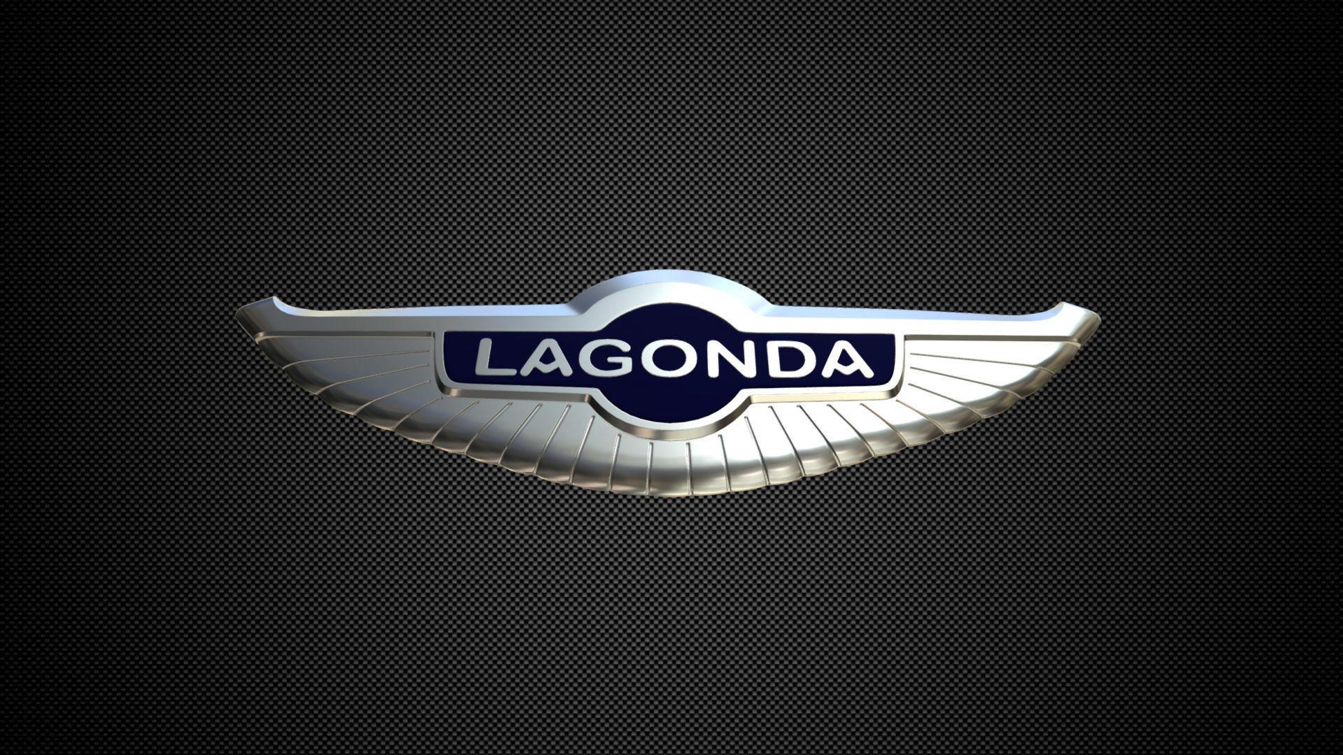 lagonda logo 3D model_4