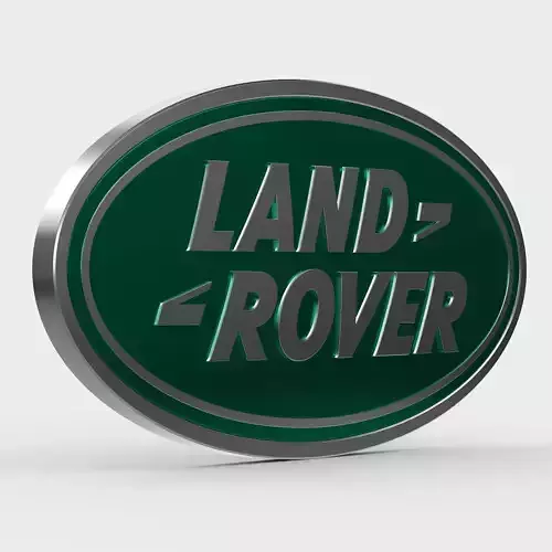 land rover logo 3D model