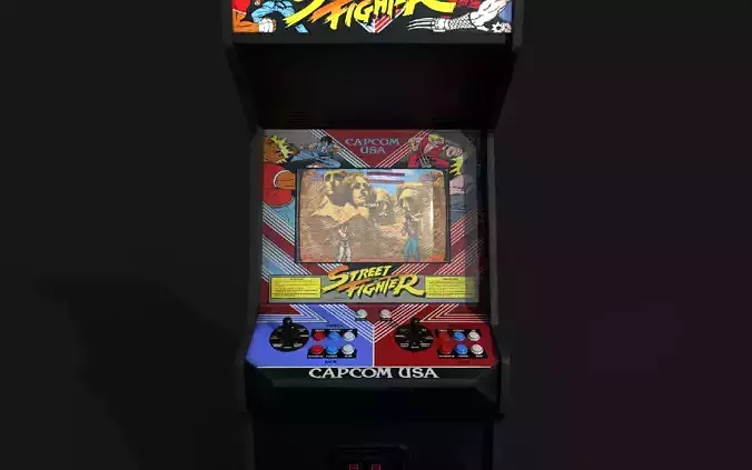 Street Fighter Low-poly 3D model