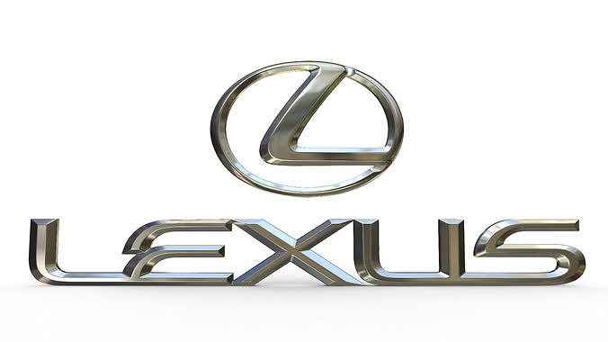 lexus logo 3D model