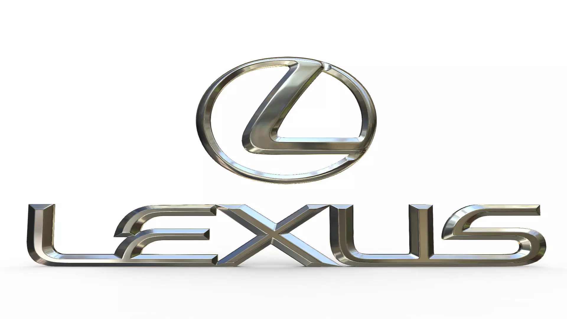 lexus logo 3D model_0