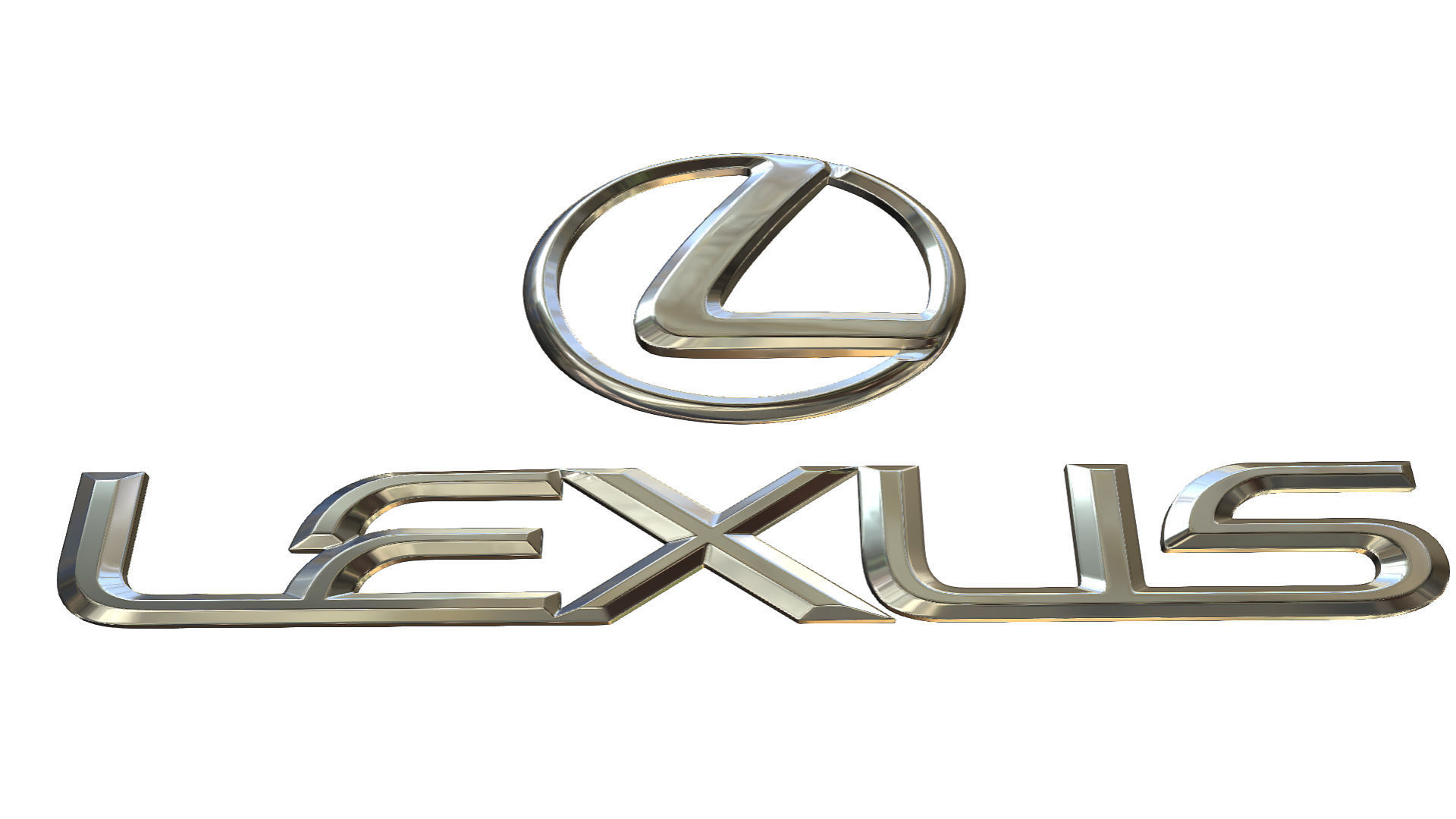 lexus logo 3D model_3
