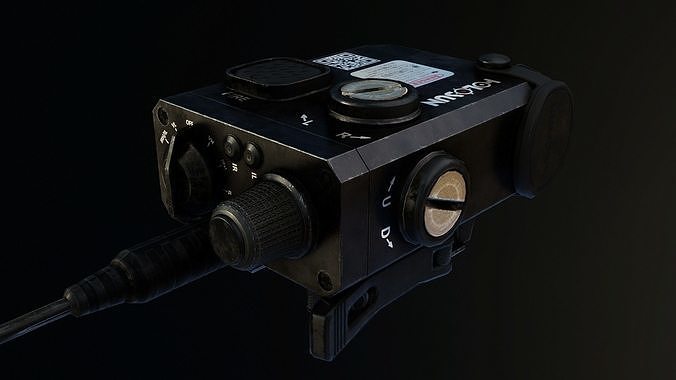 Holosun LS321G Dual Laser Sight Low-poly 3D model
